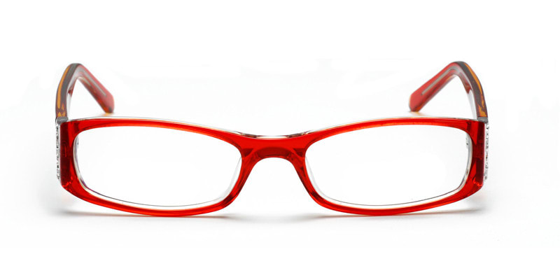 Kim Red NA Rectangle Full Frame sunglasses - front