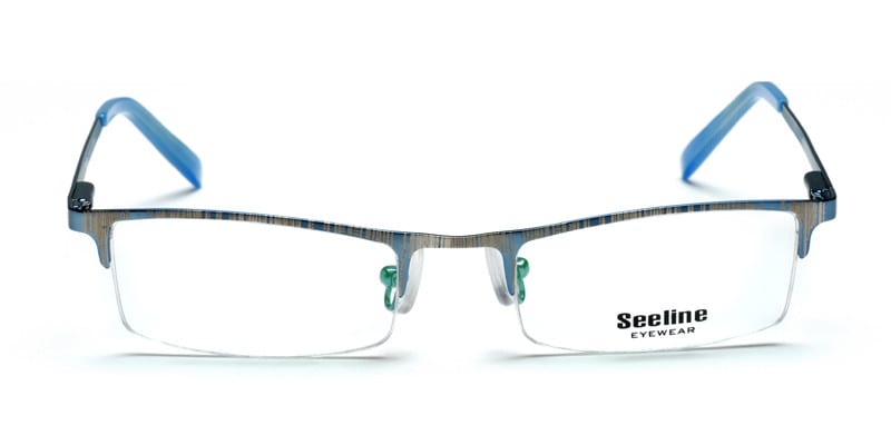 Adventure Blue NA Rectangle  sunglasses - front