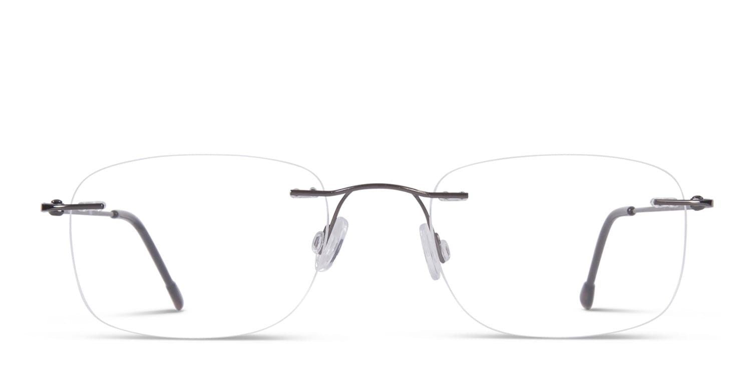 Rome Gunmetal glasses - Gunmetal - Frontal View