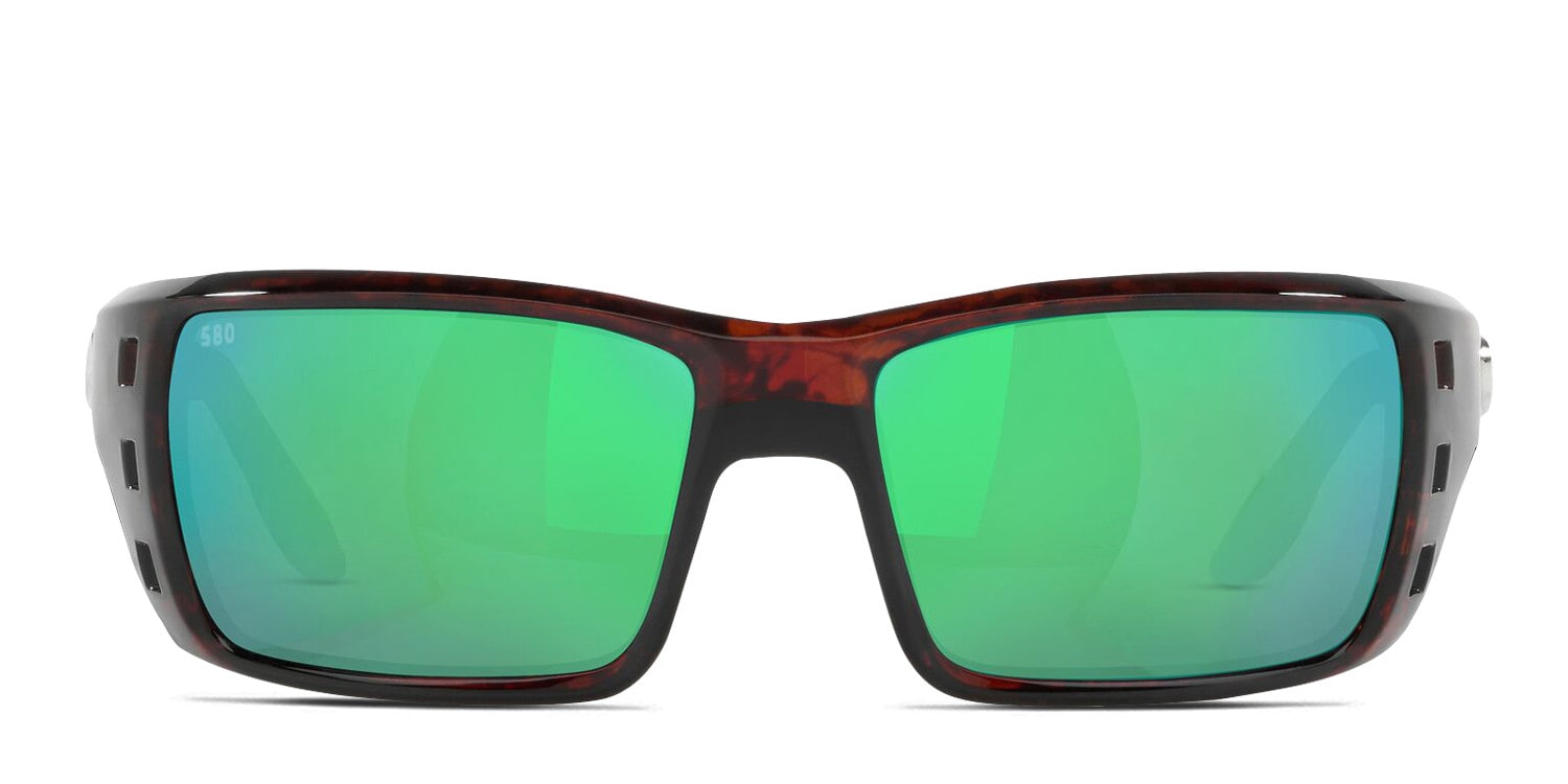 Costa Del Mar 6S9022 Permit Green , Tortoise glasses - Green / Tortoise - Frontal View