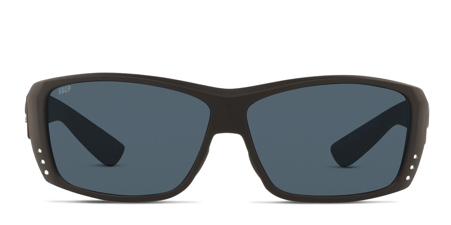 Costa Del Mar 6S9024 Cat Cay Black , Gray glasses - Black / Gray - Frontal View
