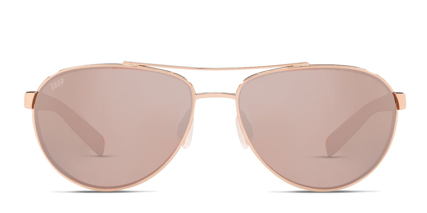 Costa Del Mar 6S4007 Fernandina Gold , Pink , Silver glasses - Gold / Pink / Silver - Frontal View