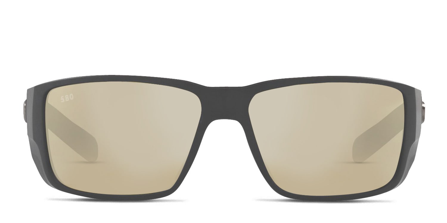 Costa Del Mar 6S9078 Blackfin Pro Matte Black, Yellow glasses - Matte Black / Yellow - Frontal View