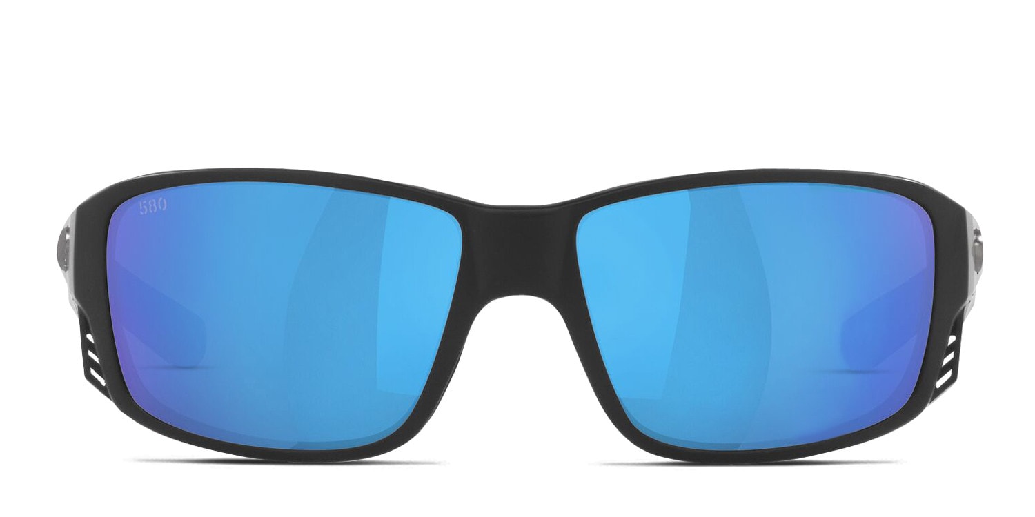 Costa Del Mar 6S9105 Tuna Alley Pro Black , Blue glasses - Black / Blue - Frontal View
