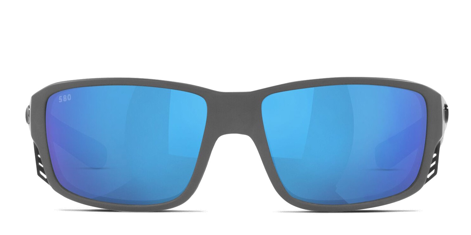 Costa Del Mar 6S9105 Tuna Alley Pro Blue , Gray glasses - Blue / Gray - Frontal View