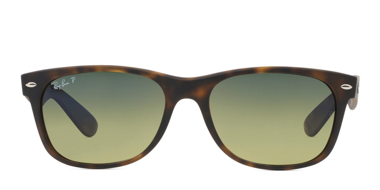 Ray-Ban RB2132 New Wayfarer Tortoise, Brown glasses - Tortoise / Brown - Frontal View