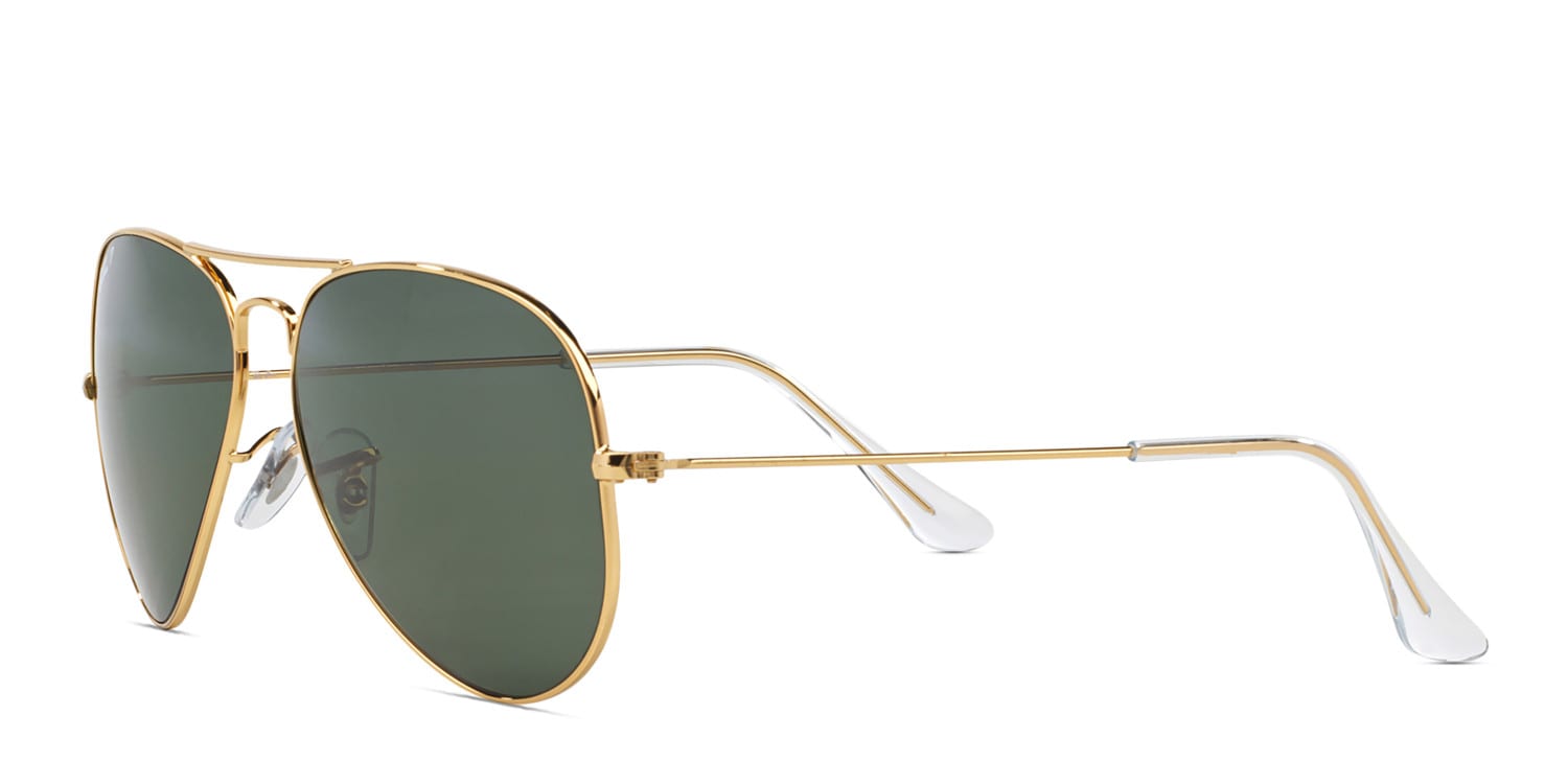 Ray-Ban 3025 Gold w/Green Polarized