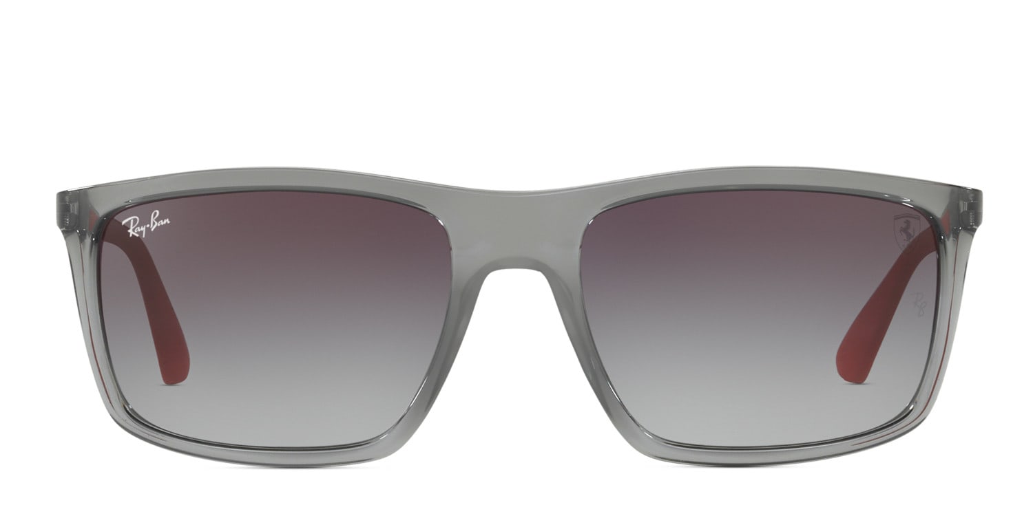 Ray-Ban 4228M Grey w/Grey Rectangle Full Frame sunglasses - front