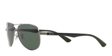 Ray-Ban RB8313 Gunmetal Polarized glasses - Gunmetal - Angle View