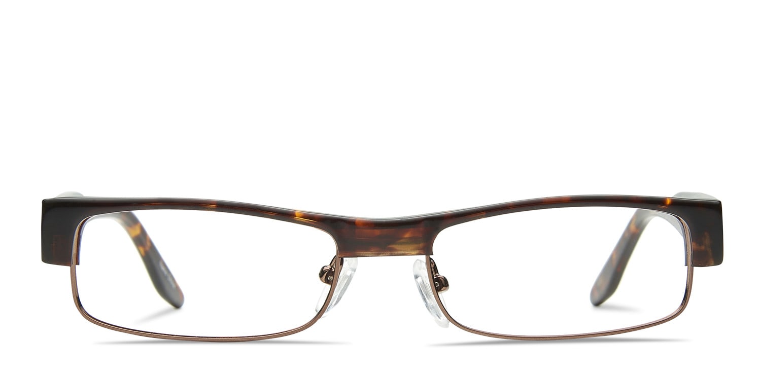Edgar Tortoise Rectangle, Oval Full Frame eyeglasses - front