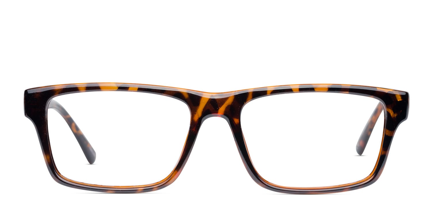 Portland Tortoise Square Full Frame eyeglasses - front