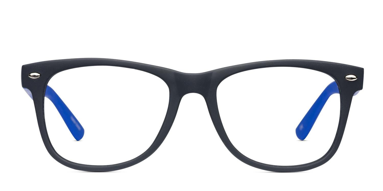 Redmond Black w/Blue Wayframe Full Frame eyeglasses - front