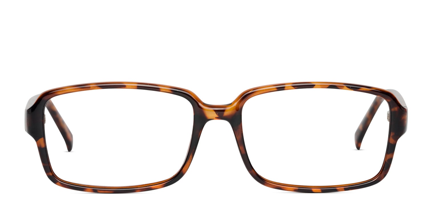 Gerard Tortoise Rectangle, Oversized Full Frame eyeglasses - front