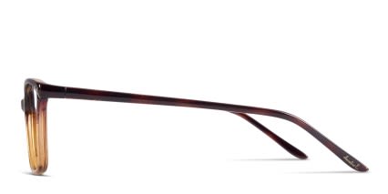 Amelia E. Nettle Brown glasses - Brown - Side View