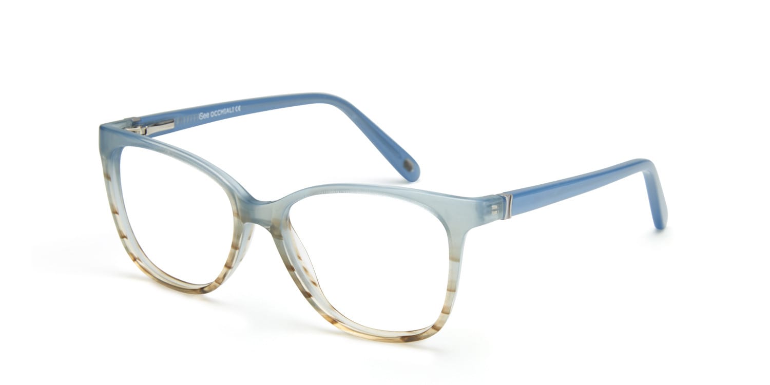 Tandy Clear Blue w/Taupe