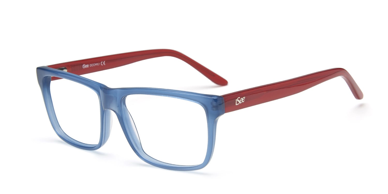 Hadley Clear Blue w/Red