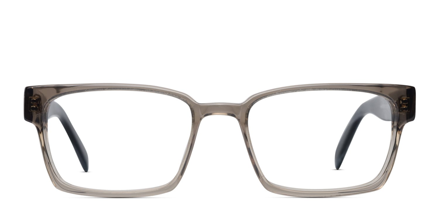 Alturas Clear Gray Square Full Frame eyeglasses - front