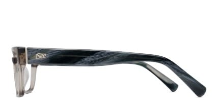 Alturas Clear Gray glasses - Gray - Side View