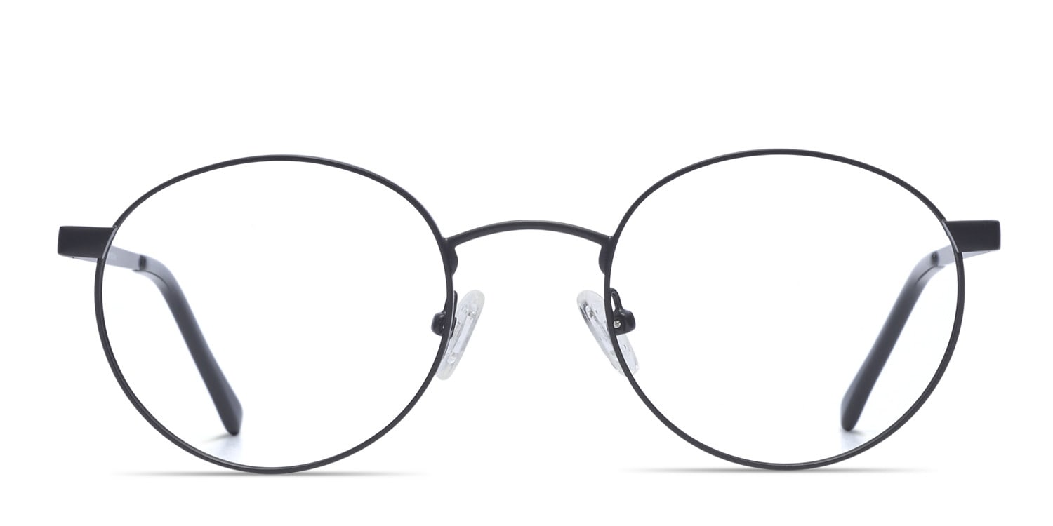 Ottoto Andria Black Round Full Frame eyeglasses - front