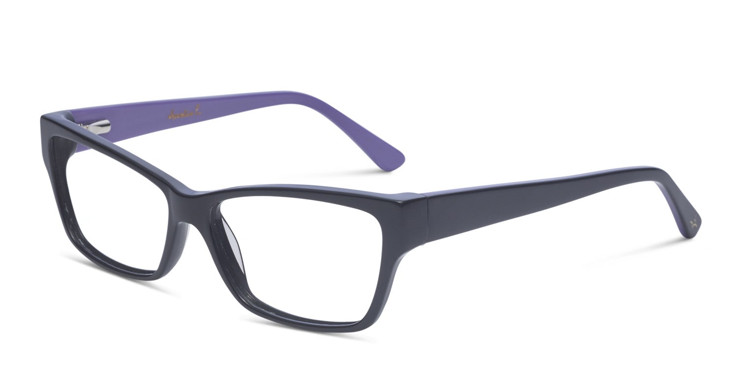 Amelia E. Apolline Black w/Purple
