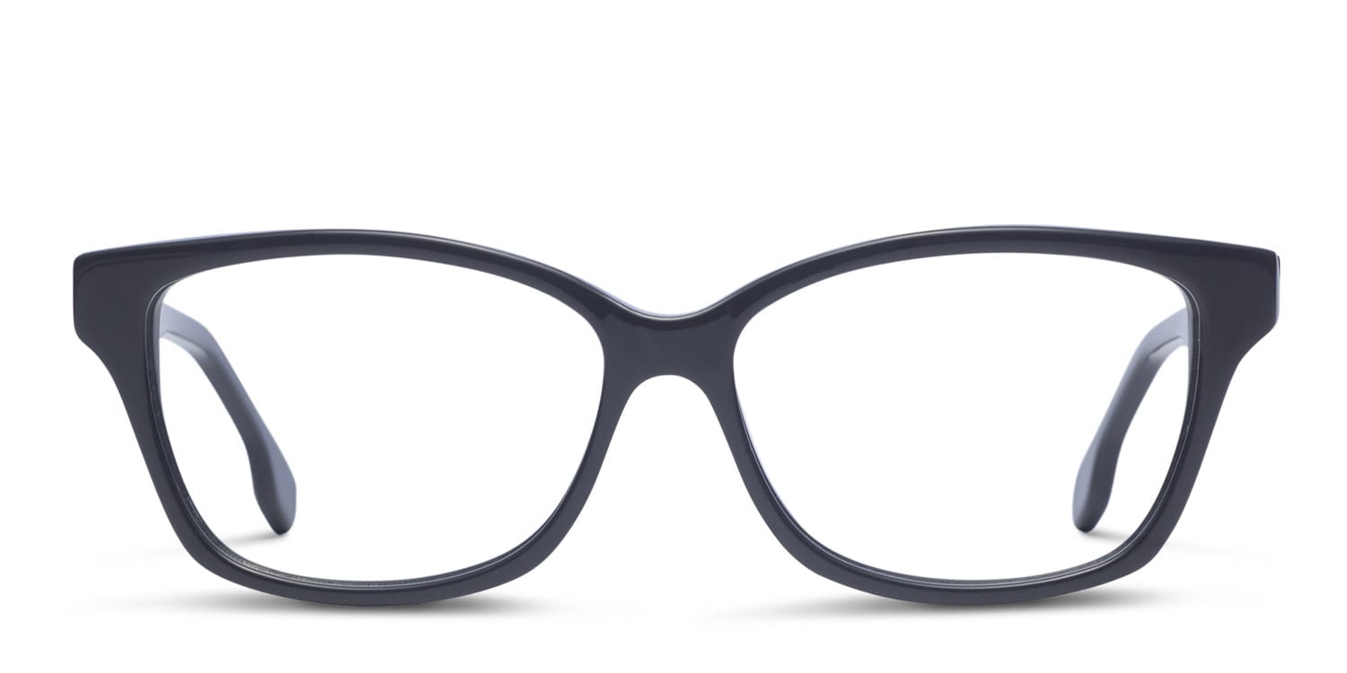 Amelia E. Camille Black Square Full Frame eyeglasses - front