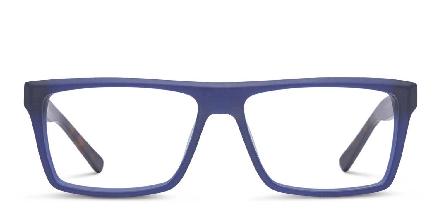 Ottoto Jon Navy Blue w/Tortoise Square Full Frame eyeglasses - front
