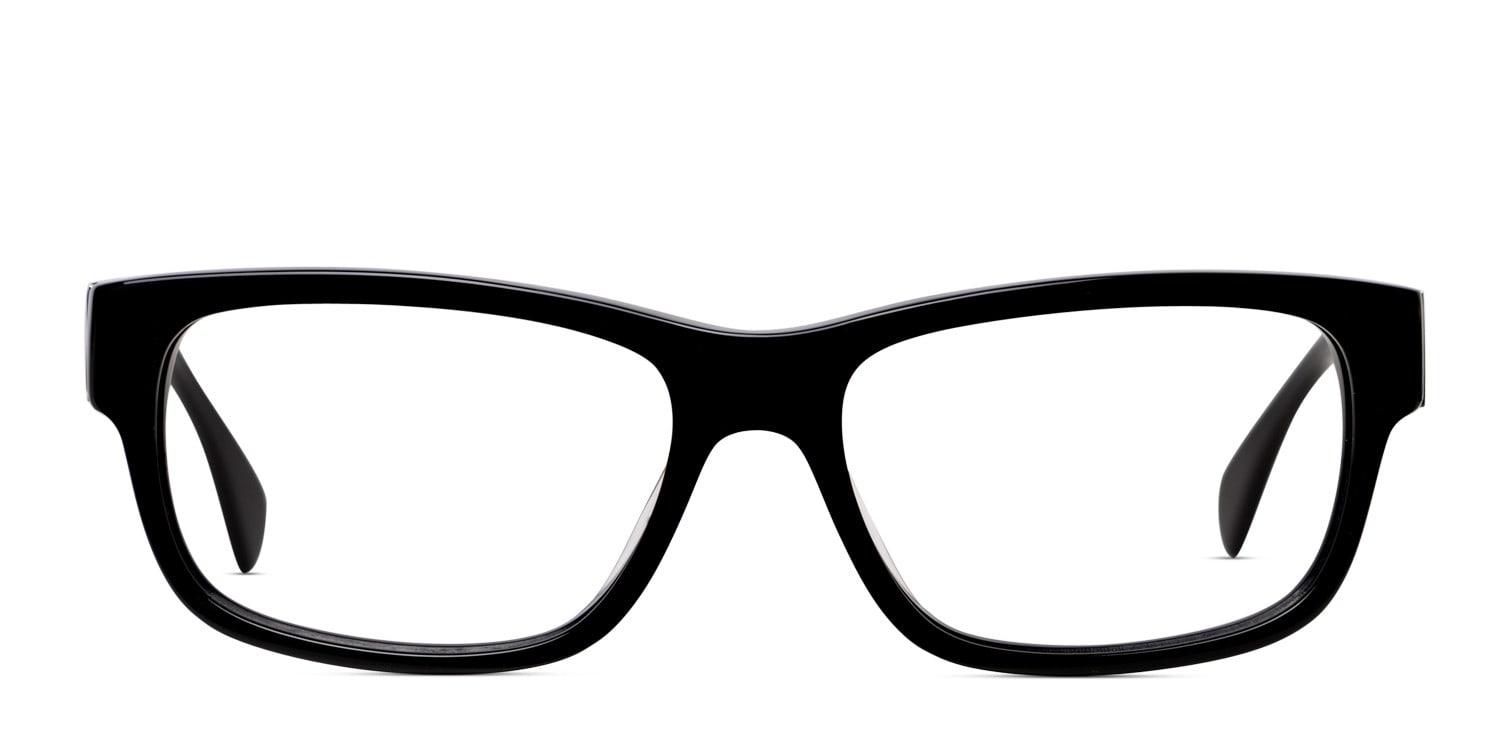 Amelia E. Marty Black Square Full Frame eyeglasses - front