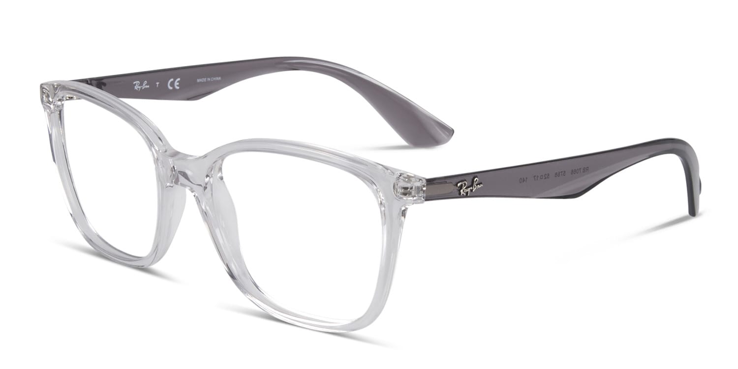 Ray-Ban 7066 Clear w/Gray