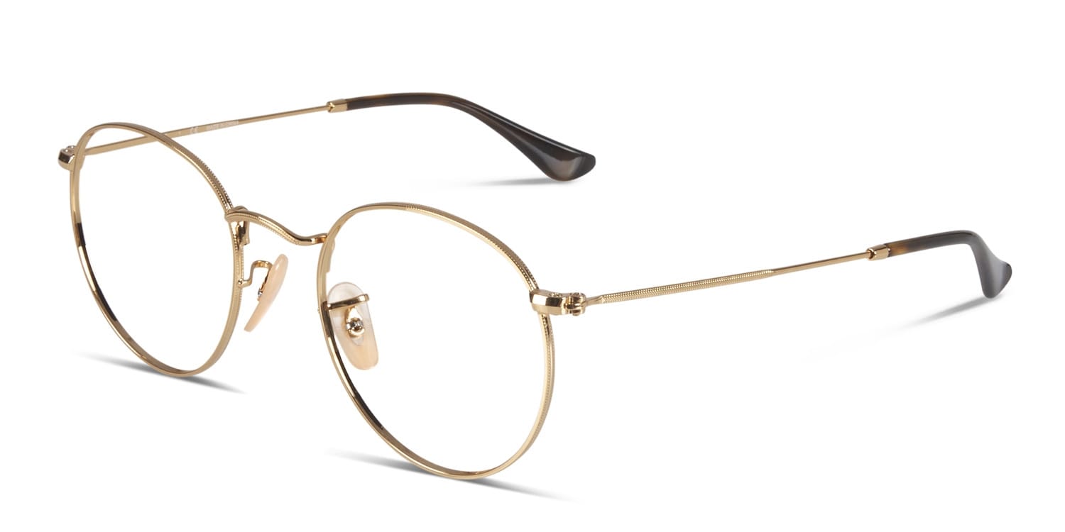 Ray-Ban RX3447V Round Metal Gold
