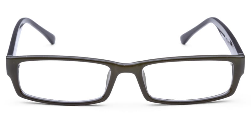 Reece Jakob 6005 Dark Green NA Rectangle Full Frame sunglasses - front