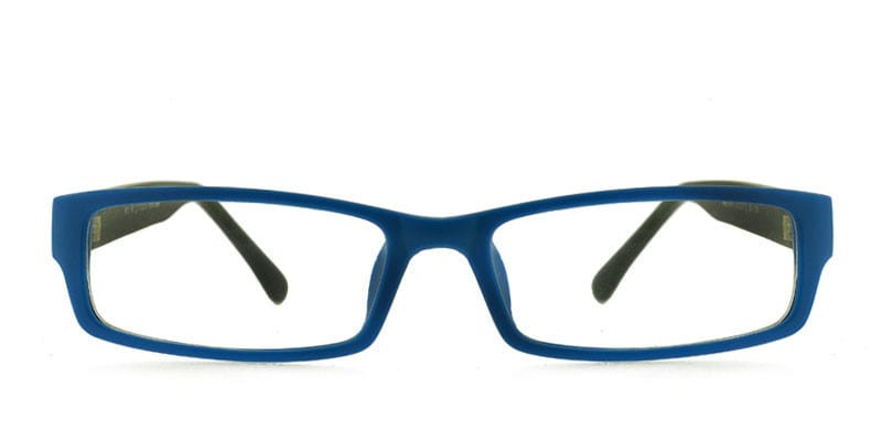 Reece Jakob 6005 Blue w/Black Rectangle Full Frame eyeglasses - front