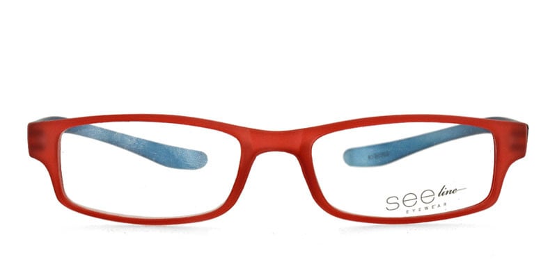 See-Line R330 Red w/Blue NA Oval Full Frame sunglasses - front