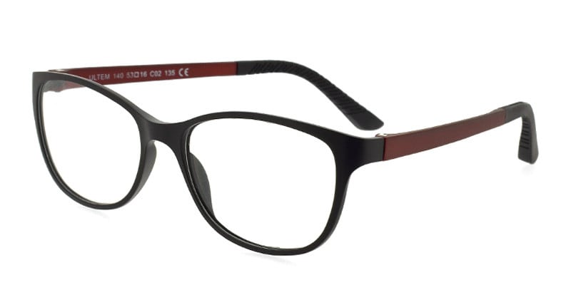 ULTEM MJ02 Black w/Red NA