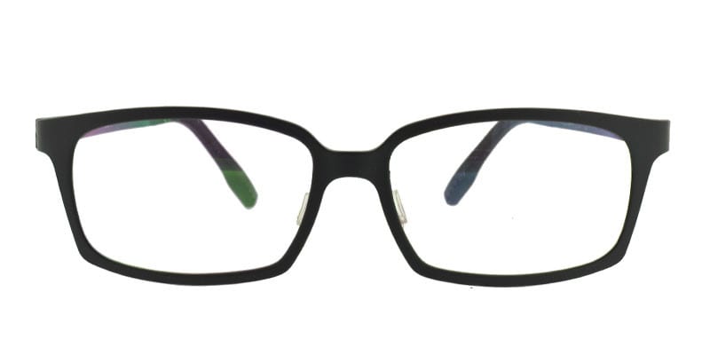 ULTEM MJ06 Gray NA Rectangle Full Frame sunglasses - front