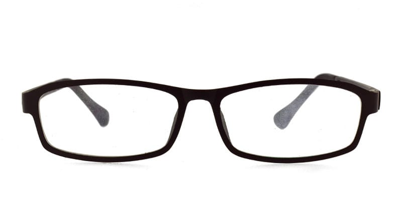 ULTEM F9004 Black NA Rectangle Full Frame sunglasses - front