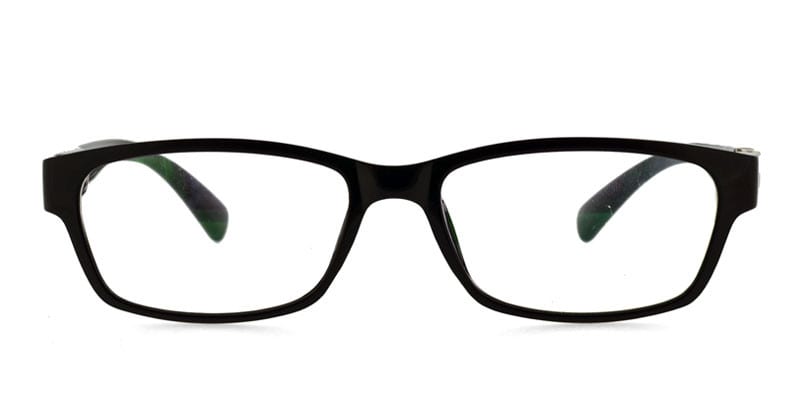 Sharp 3665 Black NA Rectangle, Wayframe Full Frame sunglasses - front