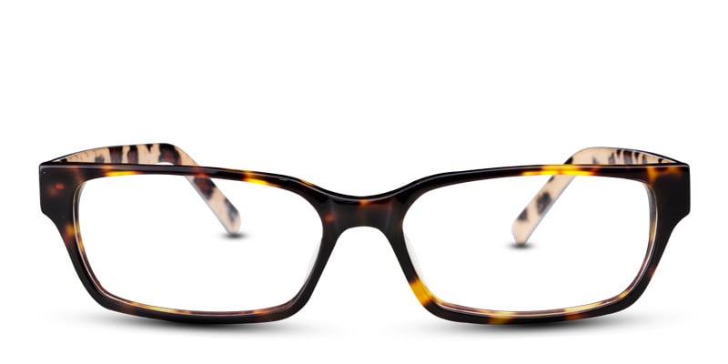 Estlyn 8494 Tortiose w/Black NA Rectangle Full Frame sunglasses - front