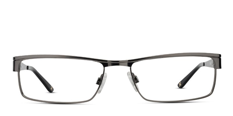 Ray XR56 Gunmetal Rectangle Full Frame eyeglasses - front