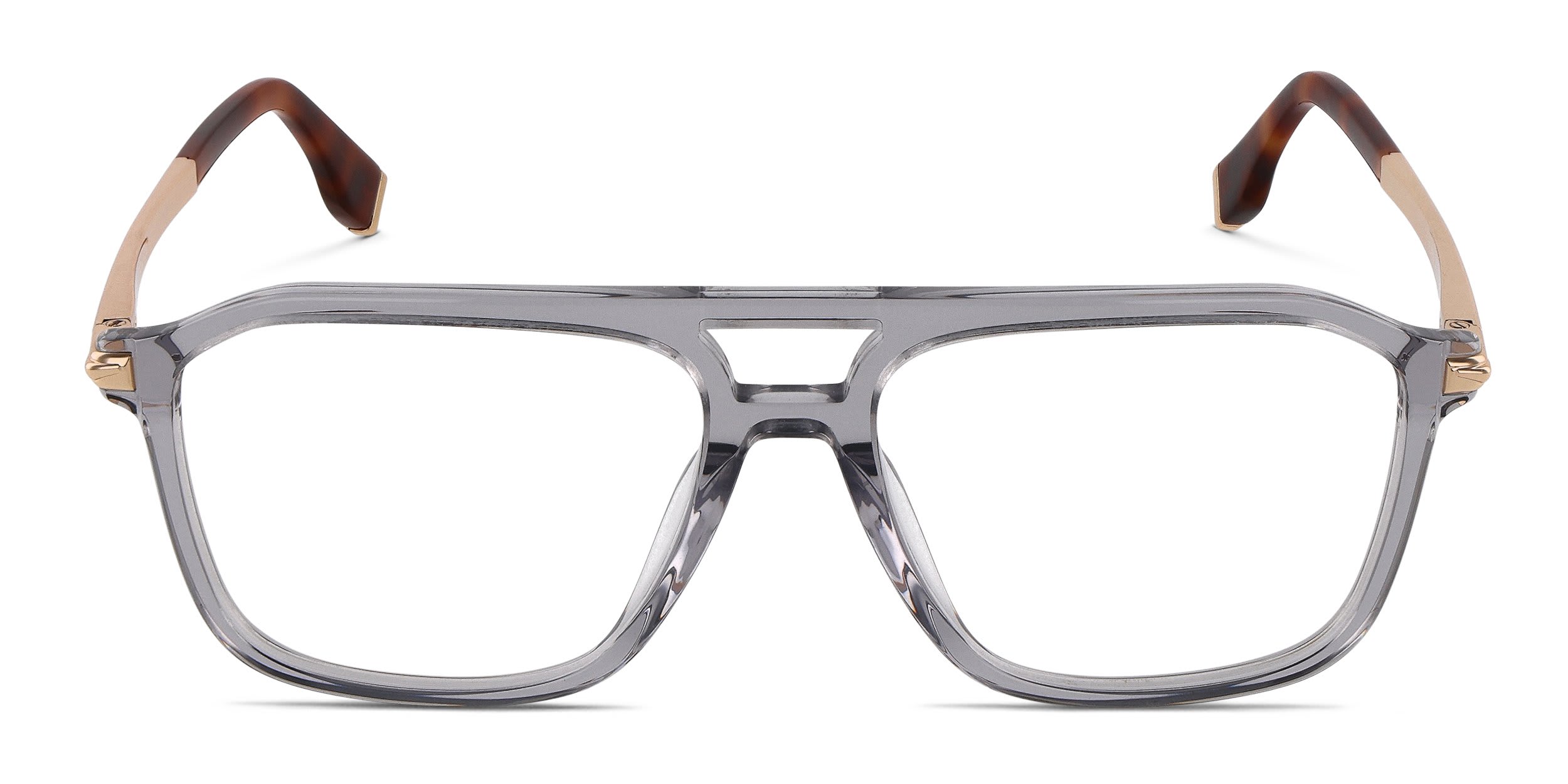 Police Elite 4 VPLU59 Gray, Clear glasses - Gray / Clear - Frontal View