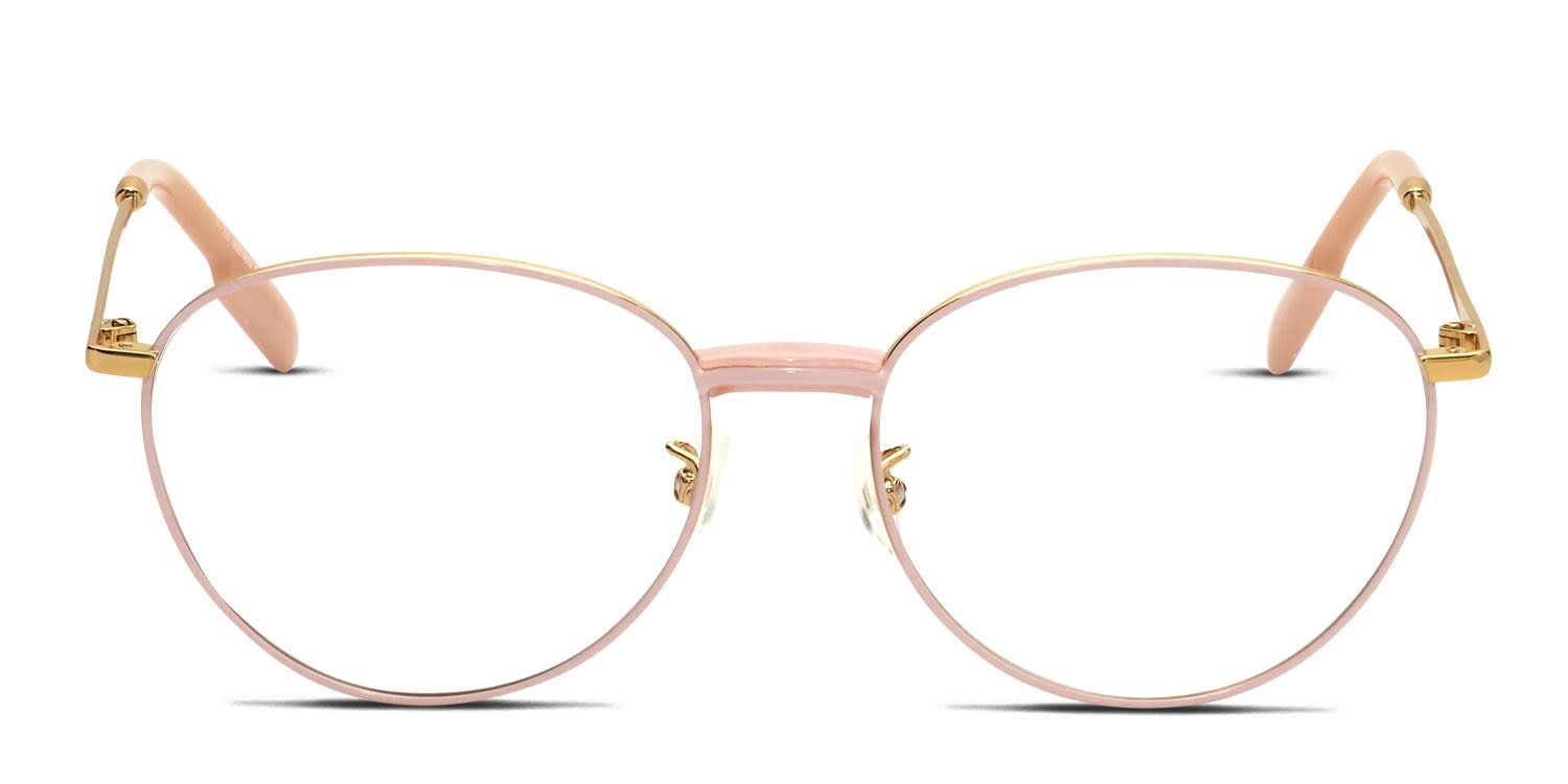Kenzo KZ50013U Pink, Gold glasses - Pink / Gold - Frontal View