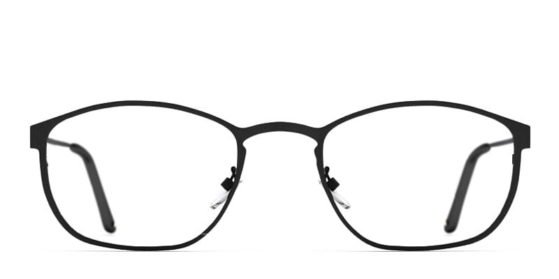 Bloor Black Square, Geometric Full Frame eyeglasses - front