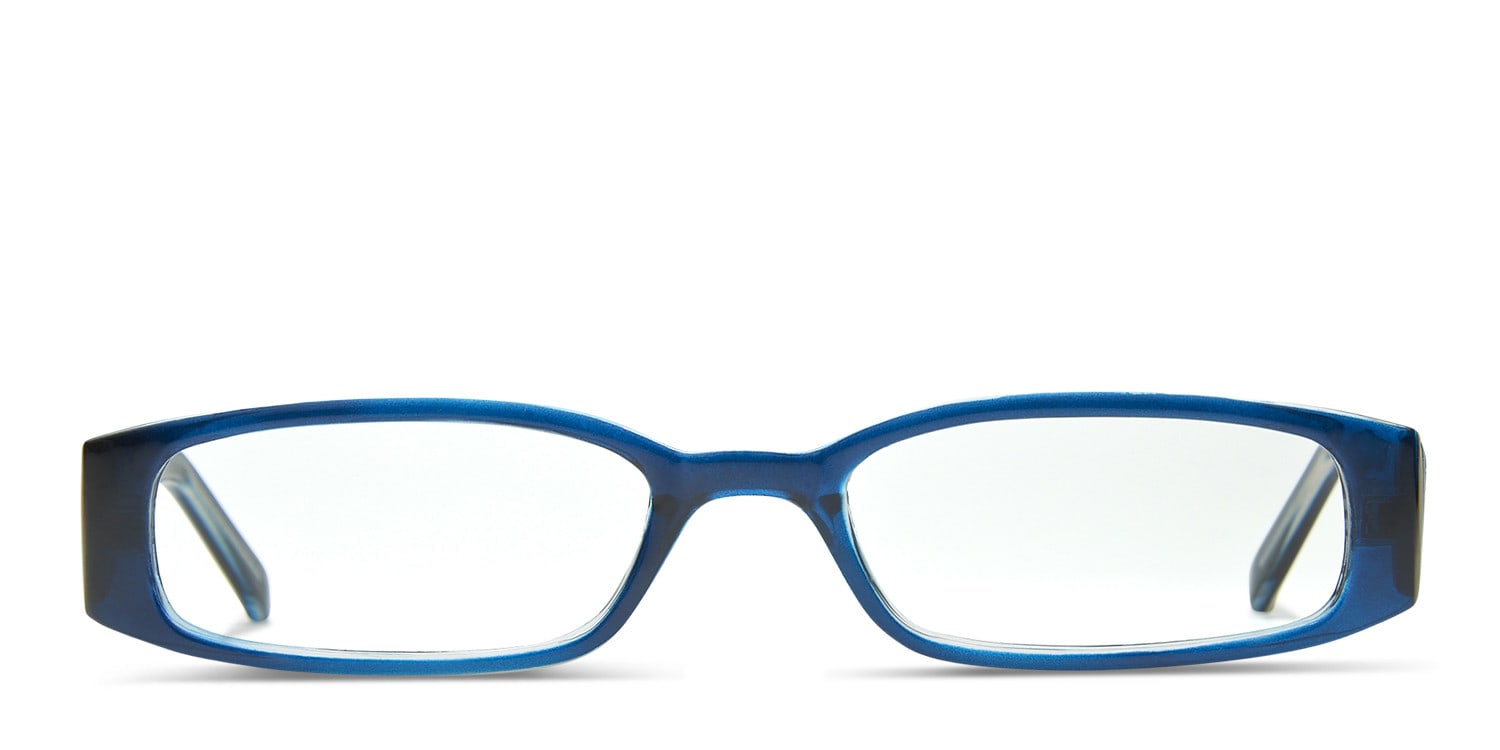 Sofia Blue Rectangle Full Frame eyeglasses - front