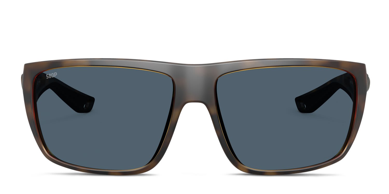 Costa Del Mar 6S9129 Fly Line Tortoise, Gray glasses - Tortoise / Gray - Frontal View