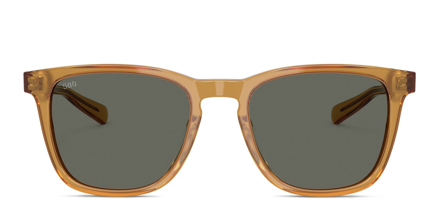 Costa Del Mar 6S2002 Sullivan Orange, Gray glasses - Orange / Gray - Frontal View