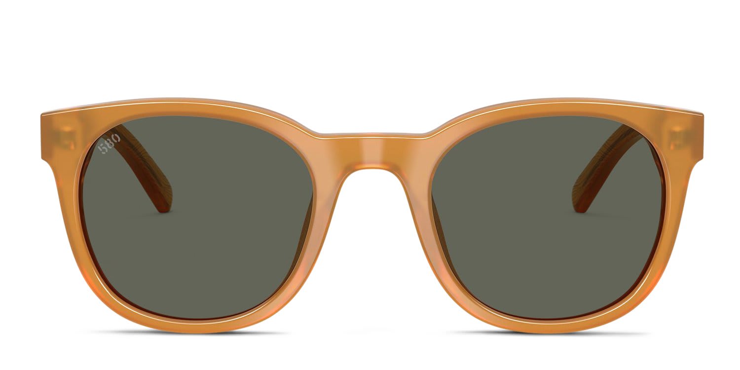 Costa Del Mar 6S2018 Middles Orange, Gray glasses - Orange / Gray - Frontal View