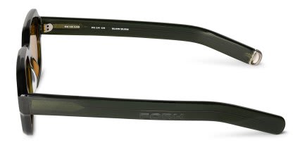 FORK Slow Burn Green, Yellow glasses - Green / Yellow - Side View