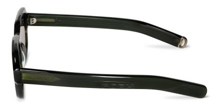 FORK Slow Burn Green glasses - Green - Side View