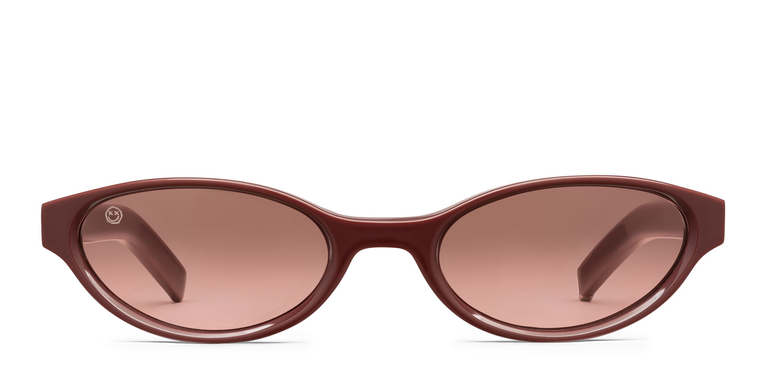FORK Crush Red glasses - Red - Frontal View