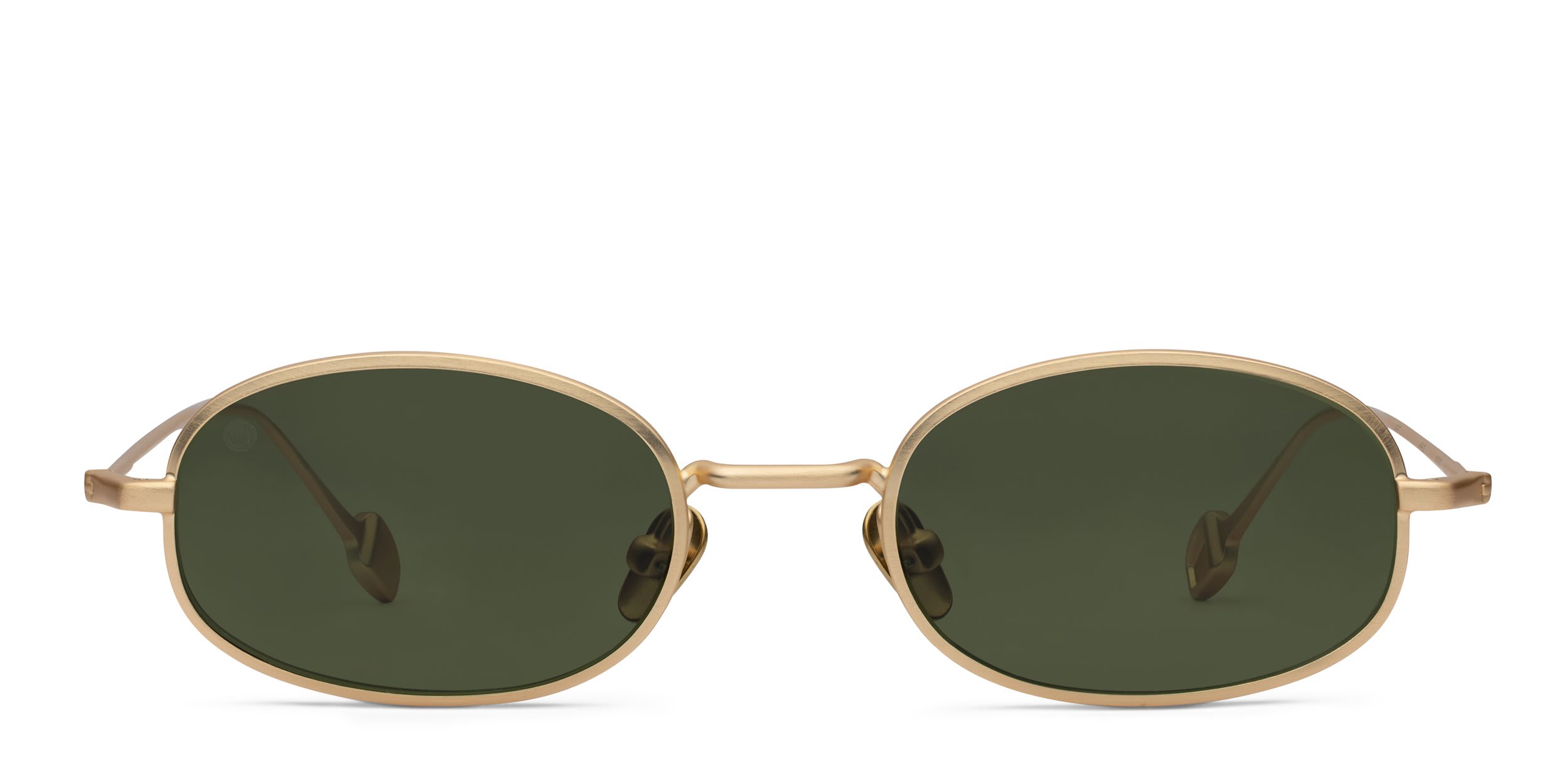 FORK Drift Gold, Green glasses - Gold / Green - Frontal View