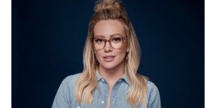 Muse X Hilary Duff Rosa Pink, Clear, Silver glasses - Pink / Clear / Silver - Angle View